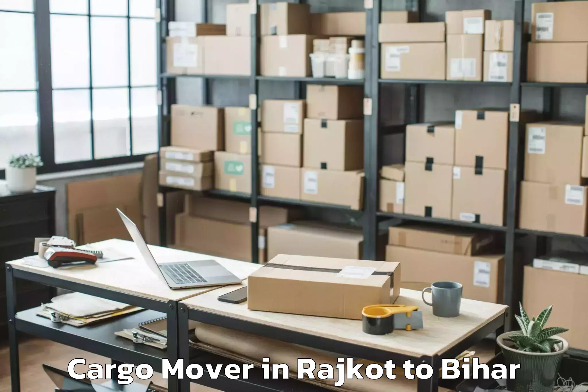 Top Rajkot to Chakia Cargo Mover Available